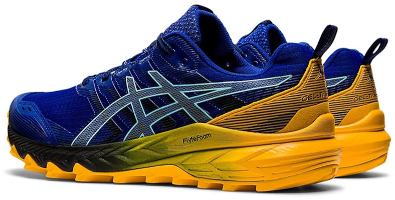ASICS Gel-Trabuco 9 'Deep Blue Yellow' 1011B030-400 Shop ASICS Gel-Trabuco 9 'Deep Blue Yellow' 1011B030-400