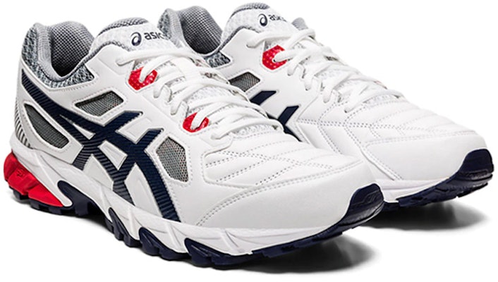 ASICS Gel-Trigger 12 Kasut Lari Putih/Merah S704Y-103 Lookbook ASICS Gel-Trigger 12 Kasut Lari Putih/Merah S704Y-103