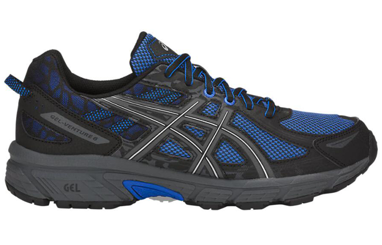 Order ASICS Gel-Venture 6 HitamBiru 'Black Blue' T7G1N-4545