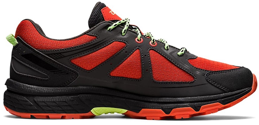 Gel-Venture 6 越野 耐磨 低筒 跑步鞋 男女合穿 黑紅色 Order Gel-Venture 6 越野 耐磨 低筒 跑步鞋 男女合穿 黑紅色