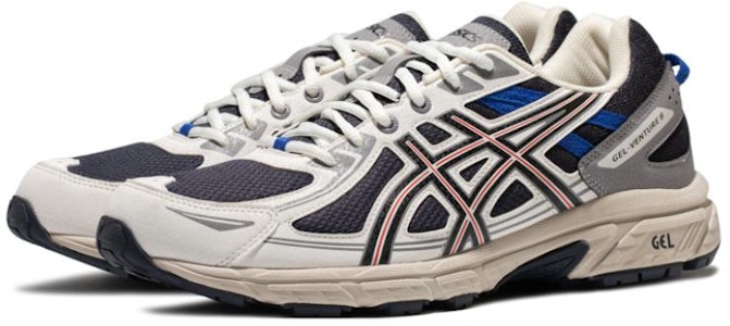 Asics Gel-Venture 6 防滑減震耐磨 低筒 跑步鞋 黑白藍 Order Asics Gel-Venture 6 防滑減震耐磨 低筒 跑步鞋 黑白藍
