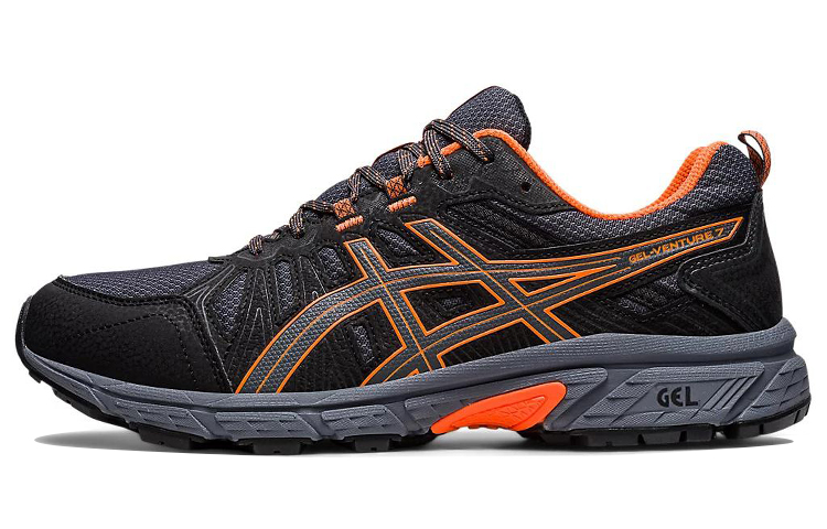 ASICS Gel Venture 7 4E Wide 'Graphite Grey Orange' 1011B262-020