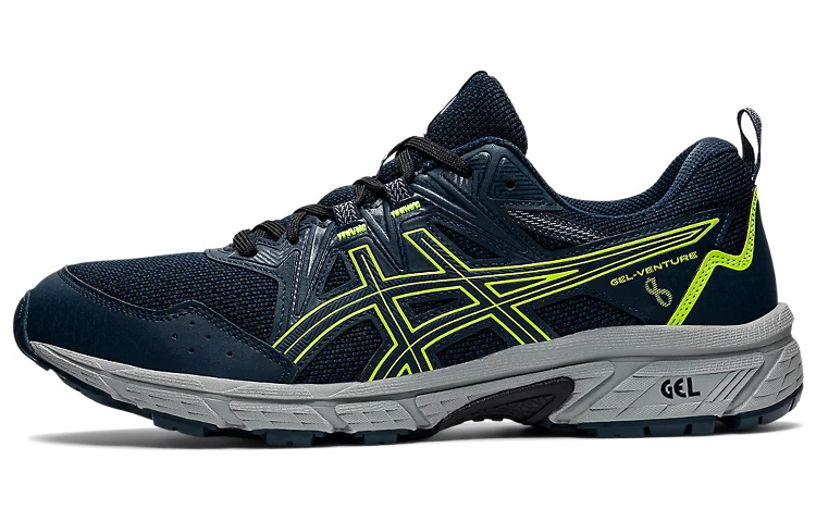 ASICS Gel Venture 8 4E Extra Wide 'French Blue Hazard Green'