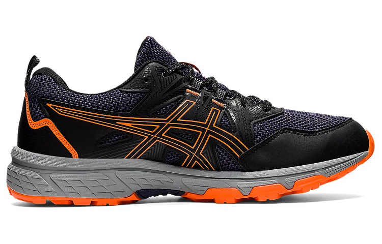 ASICS Gel Venture 8 4E Wide 'Black Shocking Orange' 圖 2