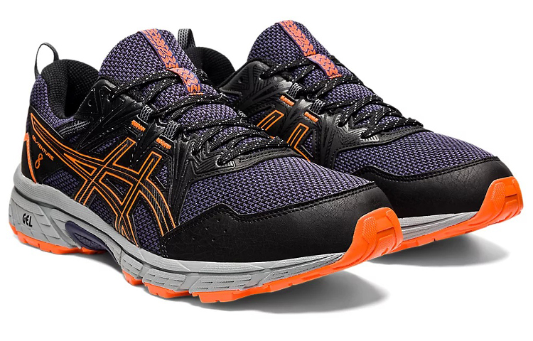 ASICS Gel Venture 8 4E Wide 'Black Shocking Orange' 圖 3