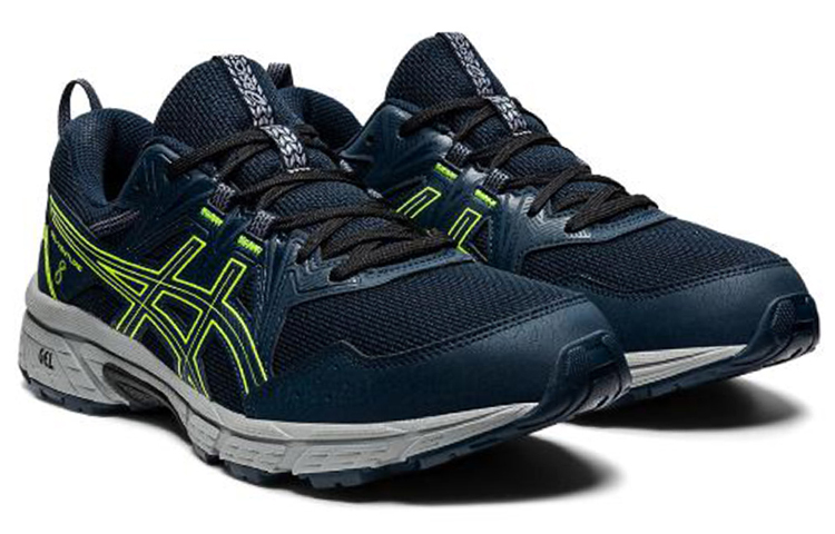 Lookbook ASICS Gel Venture 8 ''Bleu Français Vert Fluo'' 1011A824-406