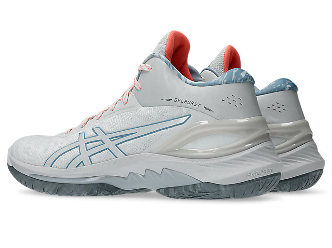 Lookbook ASICS GELBURST 28 Basketball Shoes Cool Mist/Saba Blue 1063A099-102