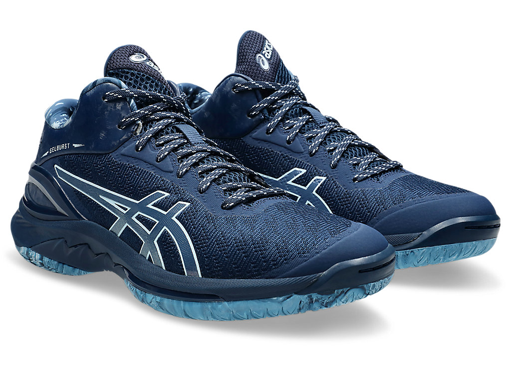 Shop ASICS GELBURST 28 Kasut Bola Keranjang Night Sky/Grand Shark 1063A099-400