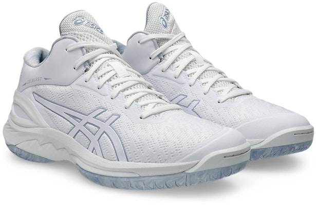 ASICS GELBURST 28 Basketball Shoes White/Grey Blue 1063A099-100 Order ASICS GELBURST 28 Basketball Shoes White/Grey Blue 1063A099-100