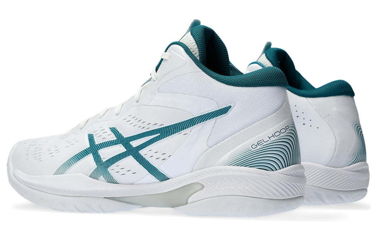 Purchase ASICS Gelhoop V16 'Putih Rich Teal' Sneakers Olahraga Pria 1063A078-101