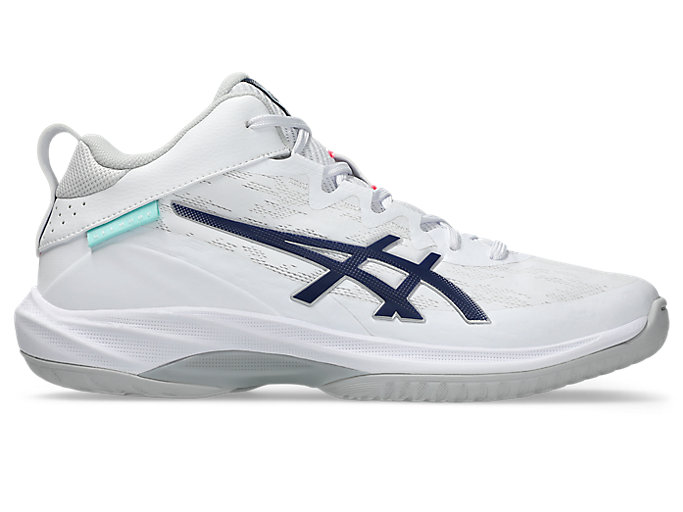 ASICS GELHOOP V17 Extra Wide Basketball Shoes White/Blue Expanse 1063A097-104