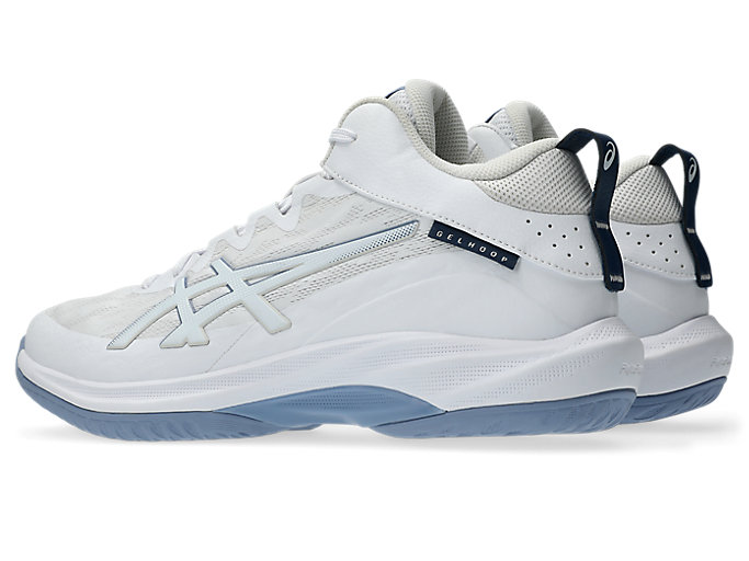 Lookbook ASICS GELHOOP V17 寬版籃球鞋 白色/靜靛藍 1063A097-106