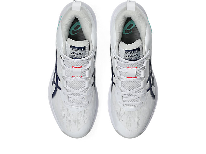 Details for ASICS GELHOOP V17 Kasut Bola Keranjang Narrow Putih/Biru Expanse 1063A098-104