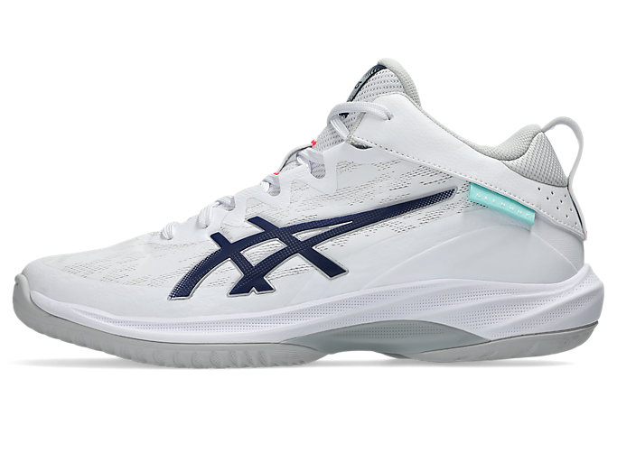 Cheap ASICS GELHOOP V17 Kasut Bola Keranjang Narrow Putih/Biru Expanse 1063A098-104