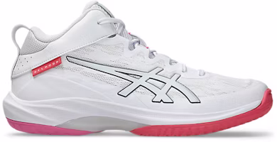 ASICS GELHOOP V17 Standard Basketball Shoes. White/Pink Cameo 1063A096-105