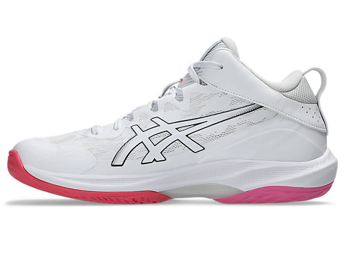 Shop ASICS GELHOOP V17 Standard Basketball Shoes. White/Pink Cameo 1063A096-105