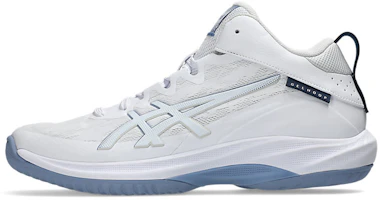ASICS GELHOOP V17 Standard Basketball Shoes White/Calm Indigo 1063A096-106 ASICS GELHOOP V17 Standard Basketball Shoes White/Calm Indigo 1063A096-106