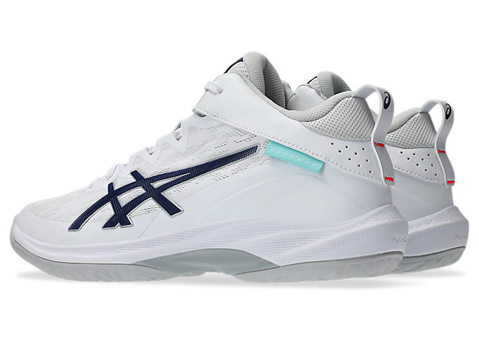 Lookbook ASICS GELHOOP V17 Kasut Bola Keranjang Putih/Biru Expanse 1063A096-104