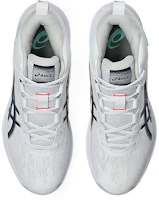 Sizing ASICS GELHOOP V17 Scarpe Basket Standard Bianco/Blu Expanse 1063A096-104