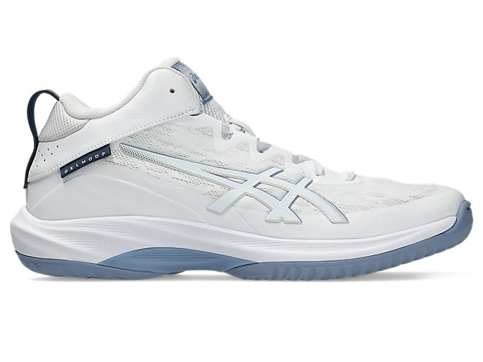 Cheap ASICS GELHOOP V17 標準版籃球鞋 白/靜靛 1063A096-106