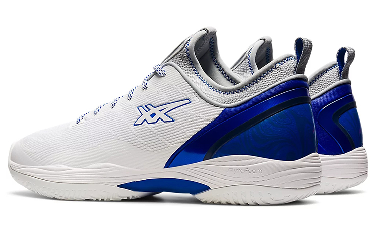 Shop Asics Glide Nova Ff 2 減震防滑實戰籃球鞋 白藍色