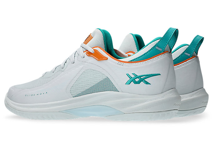 Lookbook ASICS Glide Nova FF 4 バスケットボールシューズ アークティックブルー/ウェーブティール 1063A105-401