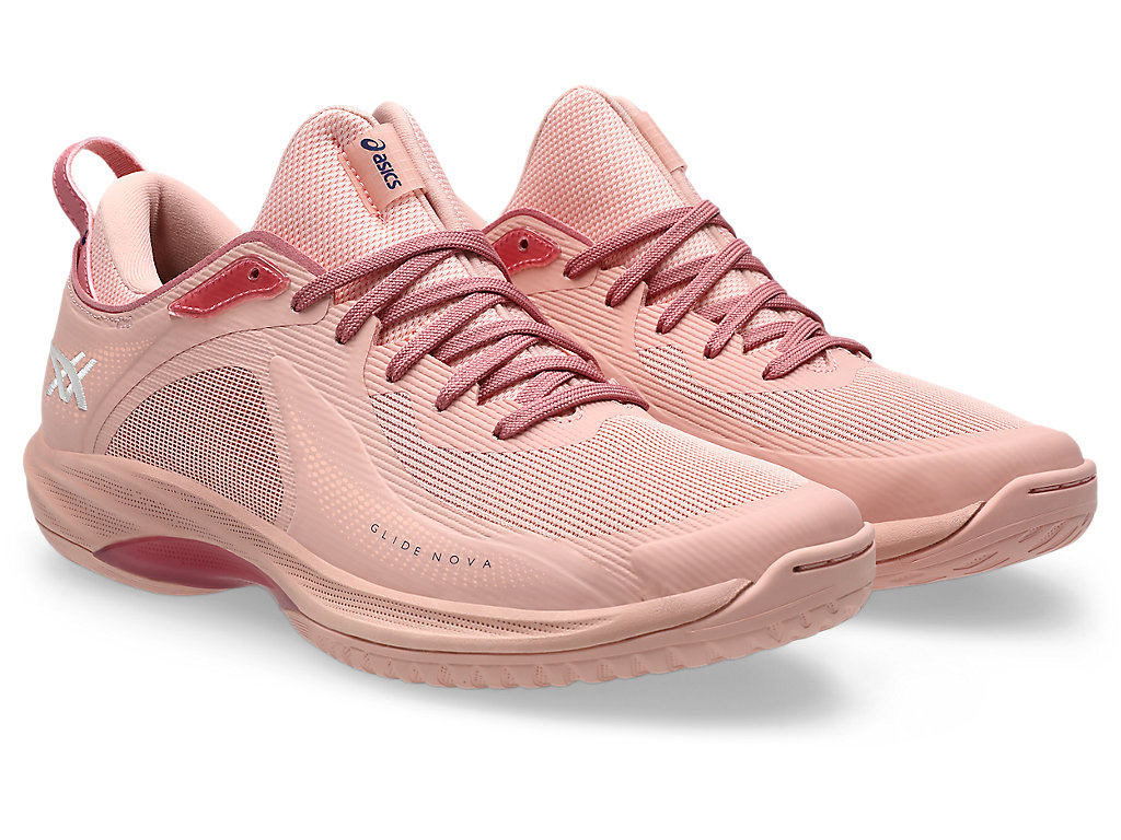 Order Kasut Bola Keranjang ASICS Glide NOVA FF 4 Warna Pink Clay/Putih 1063A105-700