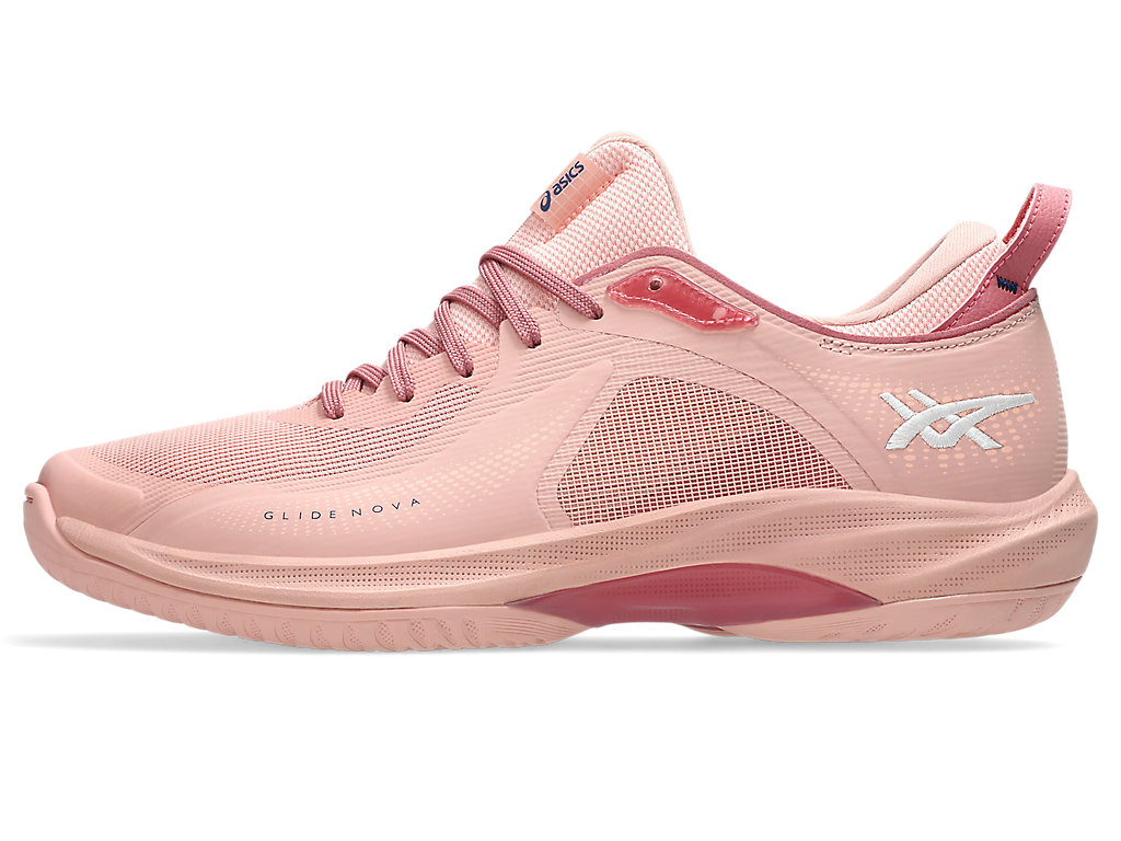Cheap Kasut Bola Keranjang ASICS Glide NOVA FF 4 Warna Pink Clay/Putih 1063A105-700
