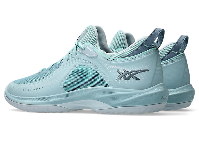 Lookbook ASICS Glide Nova FF 4 Basketball Shoes Smoke Blue/Steel Blue 1063A105-400