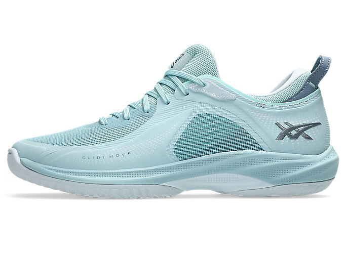 Cheap ASICS Glide Nova FF 4 Basketball Shoes Smoke Blue/Steel Blue 1063A105-400