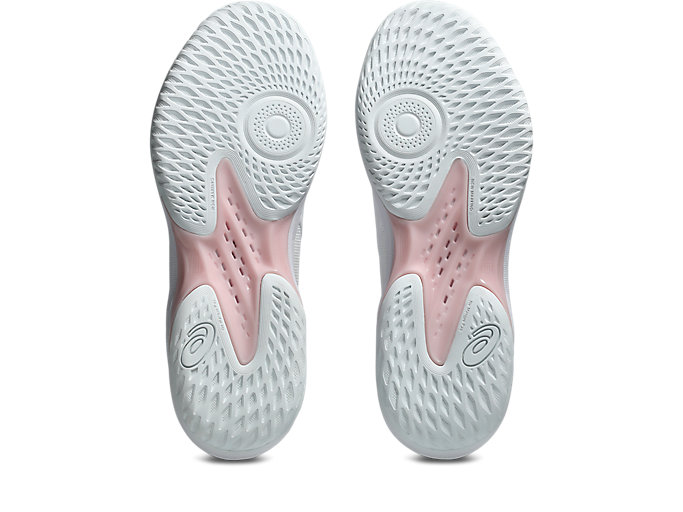 Sizing アシックス グライドノヴァ FF 4 バスケットボールシューズ ホワイト/ピンクソルト 1063A105-101