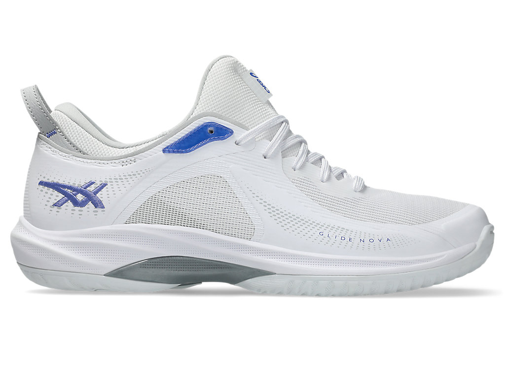 Buy アシックス グライドノヴァ FF 4 バスケットシューズ ホワイト/サファイア 1063A105-100