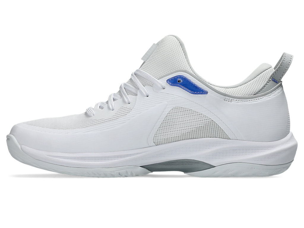 Shop アシックス グライドノヴァ FF 4 バスケットシューズ ホワイト/サファイア 1063A105-100