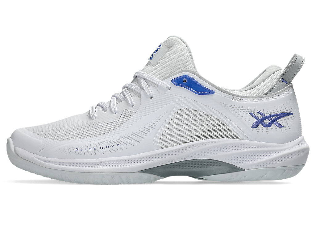 Cheap アシックス グライドノヴァ FF 4 バスケットシューズ ホワイト/サファイア 1063A105-100