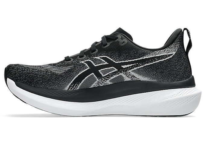 Shop ASICS Glideride Max 2 Kasut Lari Hitam/Putih 1011C156-001