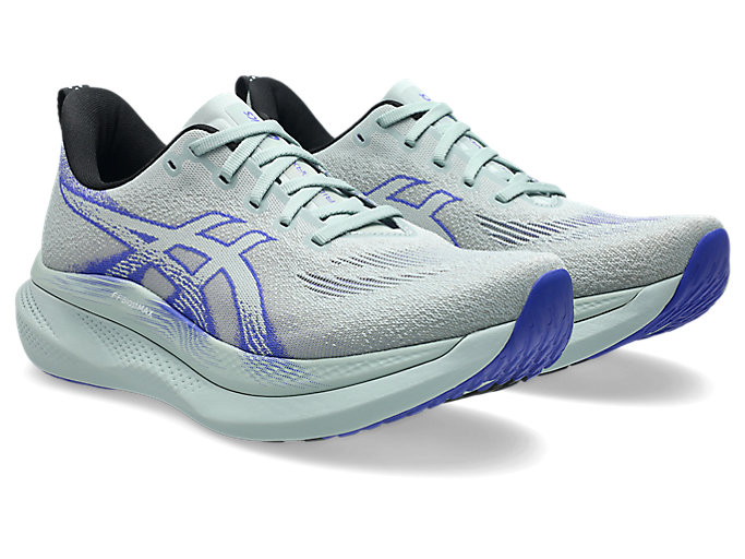 Order ASICS GlideRide Max 2 男跑鞋 冷苔綠/鈷藍配色 1011C156-400