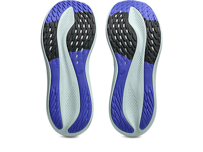 Sizing ASICS GlideRide Max 2 男跑鞋 冷苔綠/鈷藍配色 1011C156-400