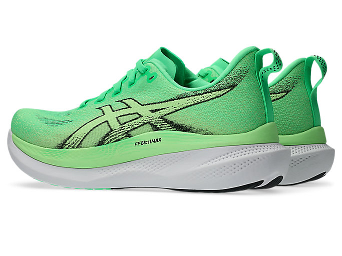 Lookbook ASICS GlideRide Max 2 Running Shoes Vital Green/Black 1011C156-300