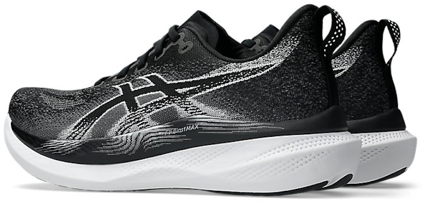 ASICS Glideride Max 2 宽版跑鞋 黑/白 1011C155-001 Lookbook ASICS Glideride Max 2 宽版跑鞋 黑/白 1011C155-001