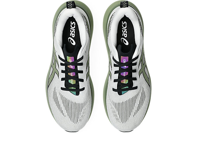Details for ASICS Glideride Max 2 Breed Hardloopschoenen Wit/Mos 1011C155-100