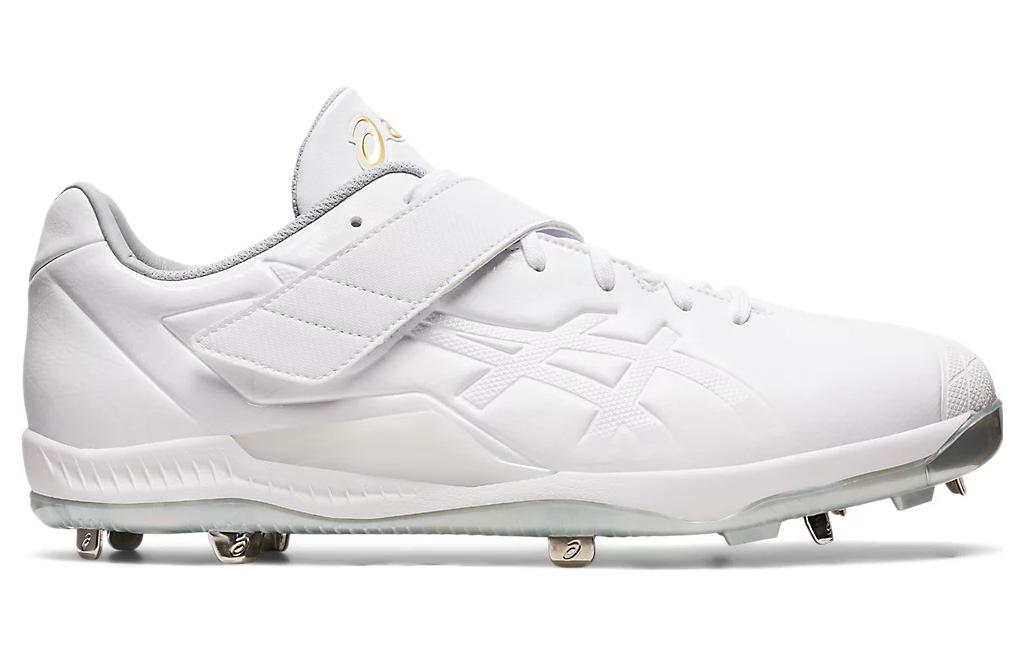 Order アシックス ゴールドステージ ホワイト ローカット トレーナー (Ashikkusu Gōrudosutēji Howaito Rōkatto Torēnā) 1121A066-110