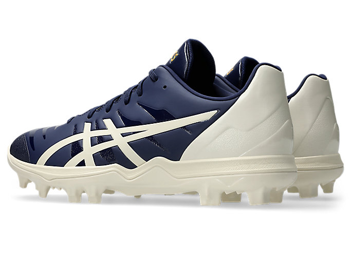 Lookbook ASICS Goldstage Fang Baseball Chaussures à Crampons Peacoat/Birch 1121A067-400