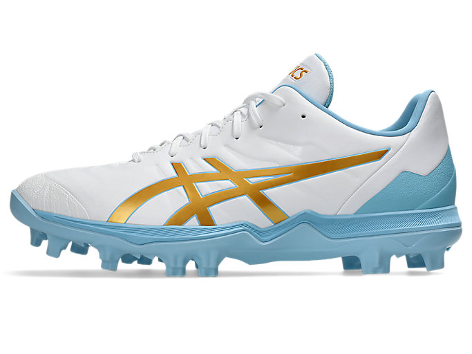 ASICS Goldstage Fang Baseball Cleats White/Pure Gold 1121A067-105