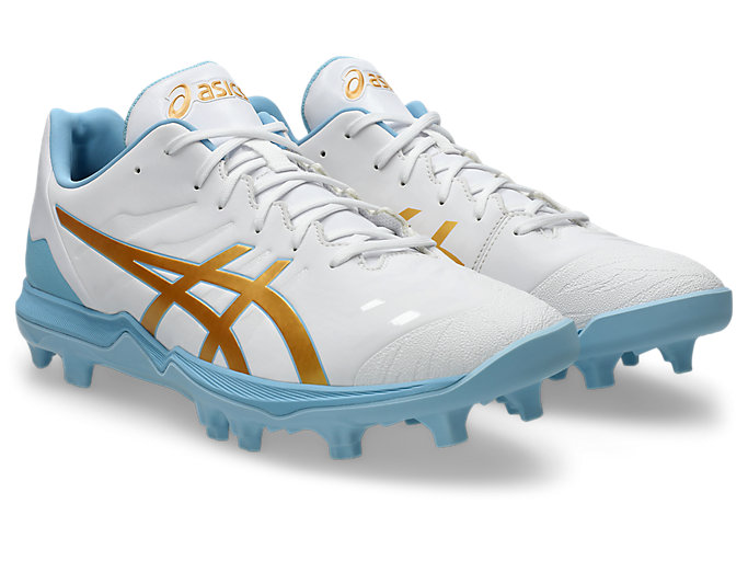Order ASICS Goldstage Fang Baseball Cleats White/Pure Gold 1121A067-105