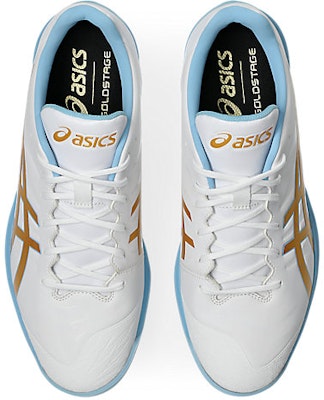 ASICS Goldstage Fang Baseball Cleats White/Pure Gold 1121A067-105 Details for ASICS Goldstage Fang Baseball Cleats White/Pure Gold 1121A067-105