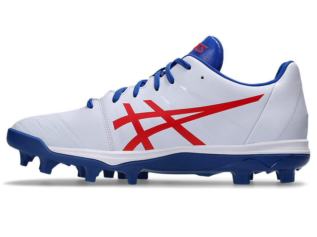 Shop ASICS Goldstage Fang 棒球钉鞋 白色/纯银 1121A067-106