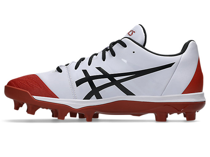 Shop ASICS Goldstage Fang 金標棒球釘鞋 白色/香料拿鐵 1121A067-104