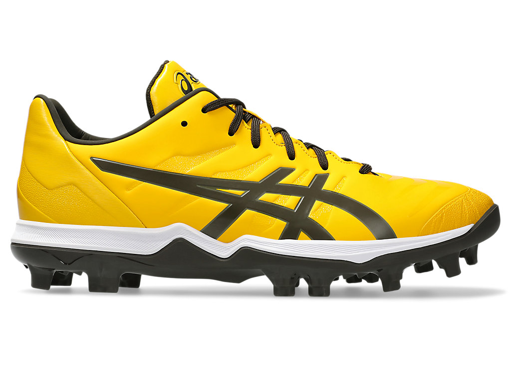 ASICS Goldstage Fang Baseball Shoes Saffron/Black Coffee 1121A067-750