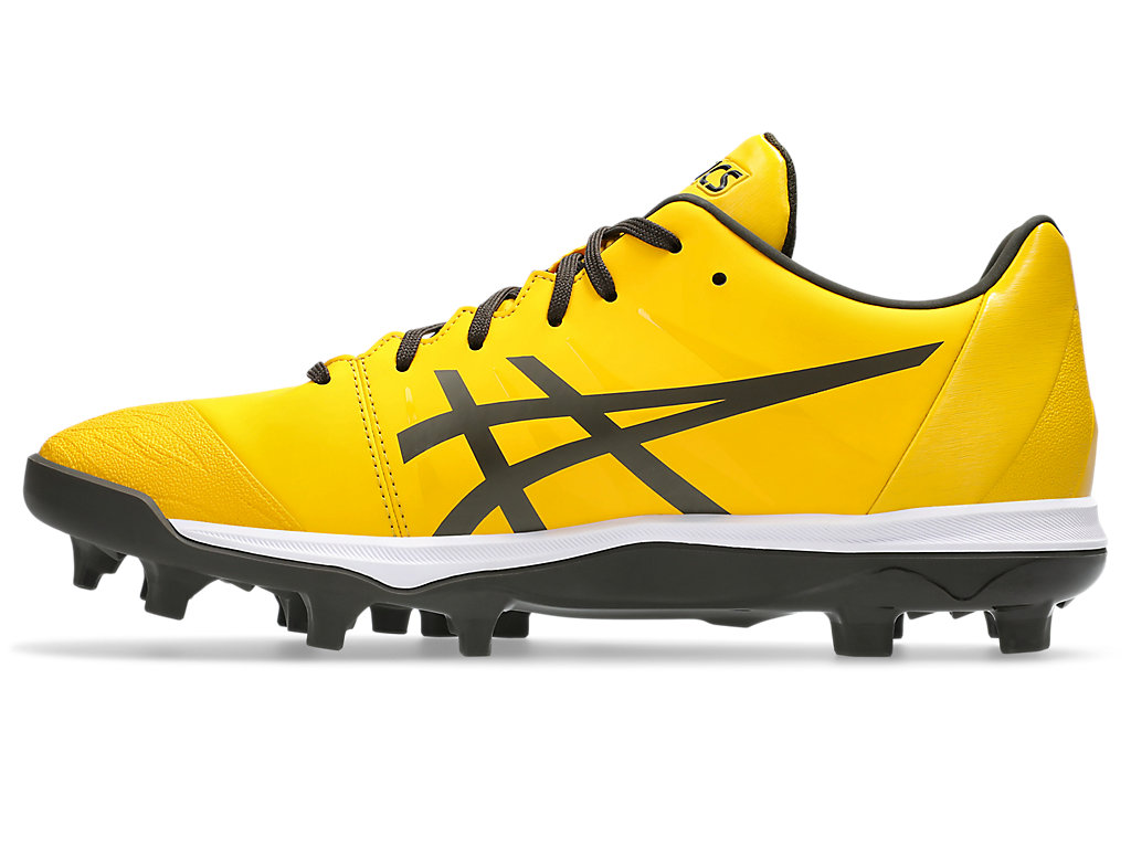 Shop 아식스 골드스테이지 팡 야구화 사프란/블랙커피 1121A067-750