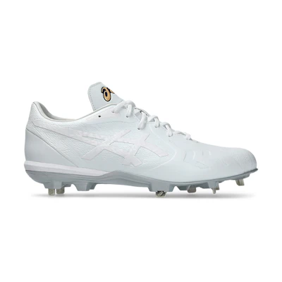 ASICS GOLDSTAGE I-Pro Forcespeed Wide Baseball Cleats White/White